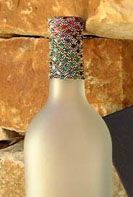 Cheryl Confetti drip dickey wine collar